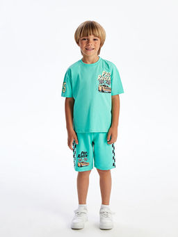 Los Angeles Bask?l? Penye Erkek Bebek Ti??rt