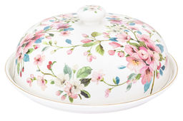 Блинница 23*23*9,5 см Яблоневый цвет на белом NEW BONE CHINA - Elan gallery фото 4