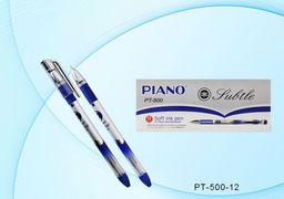 Ручка шар. PIANO "Tubtle" (PT-500-12) на масляной основе, синяя