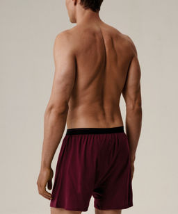 ATLANTIC 2MBX-025 Трусы боксеры Solid - набор (2 шт.) графитовый + каберне фото 3