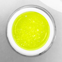 TROPIC GEL Lemon гель для дизайна c белыми шестигранниками NEW