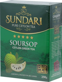 Sundari. Soursop (зеленый) 250 гр. карт.пачка