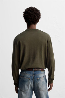 WOOL - COTTON SWEATER - Zara фото 3