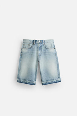 BAGGY FIT DENIM BERMUDA SHORTS - Zara фото 7
