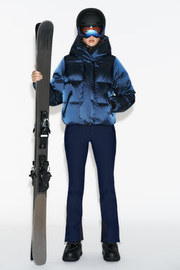 HOODED WATER-RESISTANT WINDPROOF DOWN JACKET RECCO® TECHNOLOGY SKI COLLECTION