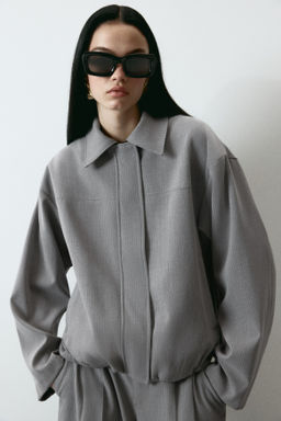 Cazadora bomber con cuello - H&m фото 6