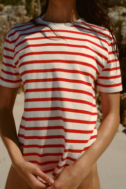 BASIC COTTON T-SHIRT - Zara фото 19