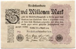 2000000 марок 1923 года Германия