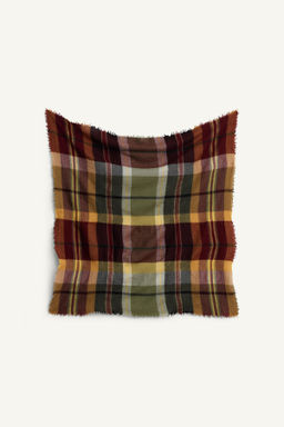 LIMITED EDITION WOOL CHECK SCARF - Zara фото 2