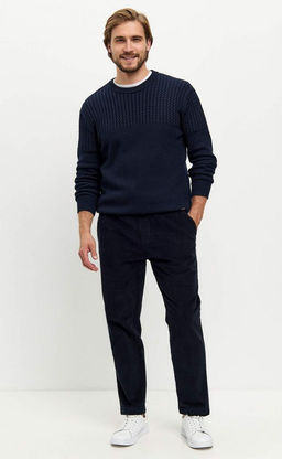 Пуловер F421-1557 d.blue - Fine joyce фото 4