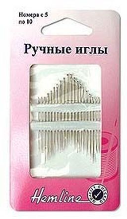ИГЛЫ РУЧНЫЕ N5-10 УНИВЕРСАЛЬНЫЕ HEMLINE
