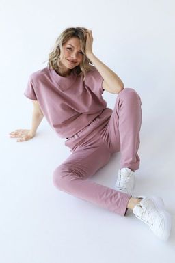 Брюки узкие из трикотажа - Looklikecat фото 5