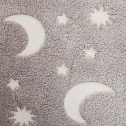Плед светящийся в темноте Этель Луна 200*220 см,100% п/э, корал-флис  фото 3