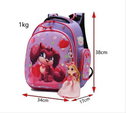 Школьный рюкзак + мешок для обуви, брелок в подарок 30х20х40 - Buro фото 5