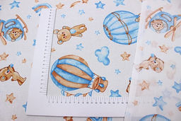 Перкаль Встреча со звездами, ш.1.5м, хлопок-100%, 105гр/м.кв - Купава фото 3