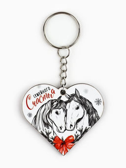 Цена за 6 шт. Брелоки новогодние Новый год 2026, МИКС