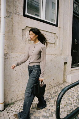 CARDIGAN WITH LACE TRIM - Zara фото 2