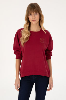 Kad_n Koyu Frambuaz Sweatshirt