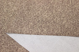 Рогожка Мелкая рябь цв.коричнево-бежевый, ш.1.5м, хлопок-100%, 165гр/м.кв - Купава фото 3