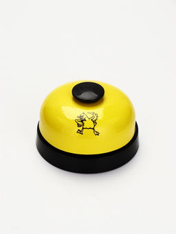 Звонок настольный "Утка", 7.2 х 4,8 см, желтый