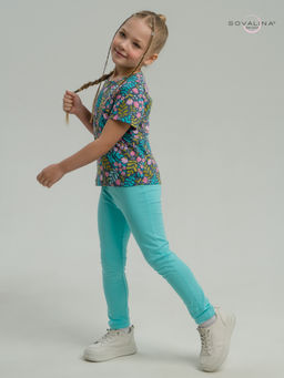 Костюм Мун розовые колокольчики-мятный - Sovalina фото 19