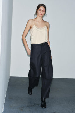 ZW COLLECTION BALLOON DENIM TROUSERS