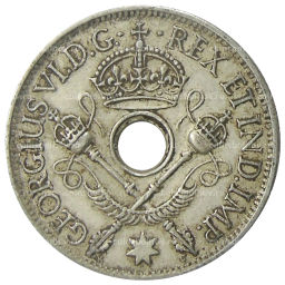 1 шиллинг 1938 года Британская Новая Гвинея