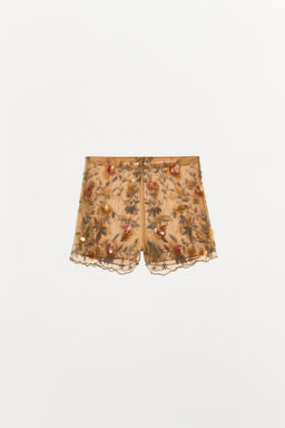 BEAD AND SEQUIN SHORTS - LIMITED EDITION