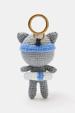 LLAVERO CHARM GATITO / Gris - Zara фото 5