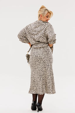 Костюм Anastasia 1158 платина (анималистический принт) фото 5