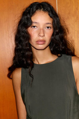 VESTIDO MIDI FLUIDO / Petr?leo - Zara фото 5