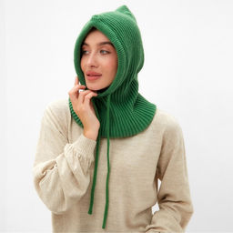 Капор женский MINAKU, размер one size 52-58, зелёный