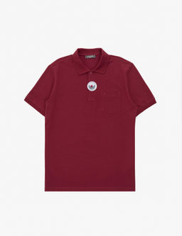 Bordo Regular Fit %100 Pamuk K_vr_lmaz Polo Yaka Basic Ti__rt