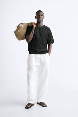 TEXTURED OPEN KNIT TOP - Zara фото 3