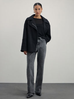 Джинсы straight с высокой посадкой / Zarina