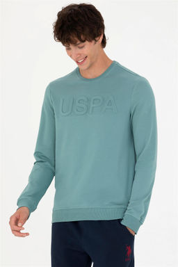 Мужской мятный базовый свитшот Неожиданная скидка в корзине - U.s. polo assn фото 3