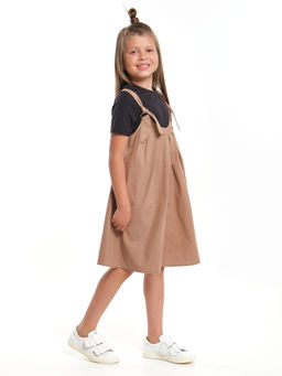 Комплект для девочки UD 7945/7946 черный/коричневый - Mini maxi фото 5