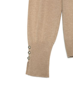 CONTE Вязаный свитер из итальянской пряжи с вискозой премиального качества LDK 055 chai rose - Conte elegant фото 11