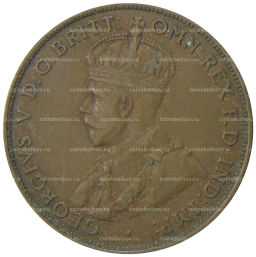 1 пенни 1933 года Австралия