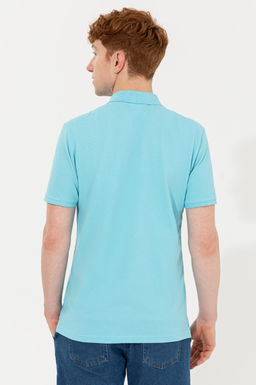Erkek Turkuaz Polo Yaka Basic T-Shirt Sepette S_rpriz _ndirim - U.s. polo assn фото 5