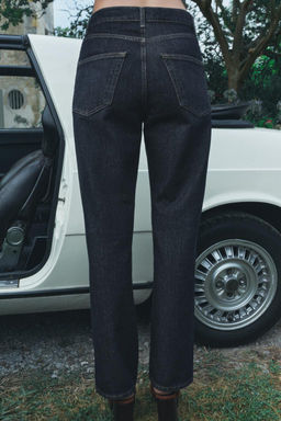 ZW COLLECTION RELAXED FIT MID-RISE JEANS - Zara фото 4