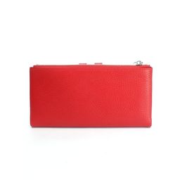 Кошелек женский натуральная кожа Cossroll-2202-9920B-1, 6отд, 13карм, красный SALE 248020