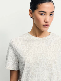 Футболка из хлопка с принтом / Zarina  фото 6