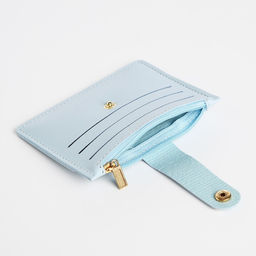 Картхолдер на кнопке, цвет голубой - Simaland фото 4