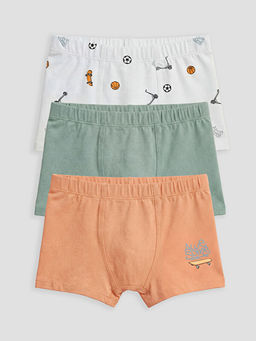 Bsk?l? Erkek ?ocuk Boxer 3l?