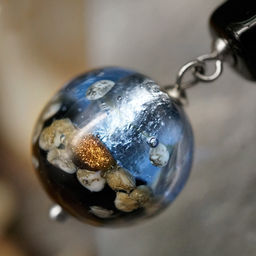 Серьги из муранского стекла GRACEFUL BLOOM LS3129 - Vloes фото 9