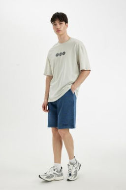 Oversize Genis Kal?p Duz Paca Sort