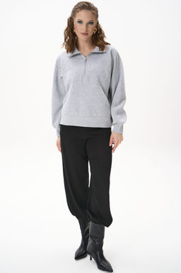 Свитшот Деми (темно-серый) - Эльза фото 12