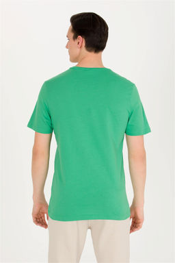 U. S. Polo Assn Мужская зеленая базовая футболка с круглым вырезом - U.s. polo assn фото 11