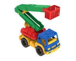 Дорожная машина "Кама" желто-красная, 21,1*8,2*19,5см (165/1, "Нордпласт")